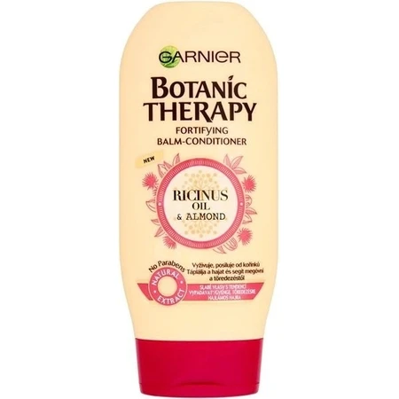 Garnier BOTANIC THERAPY BÁLSAMO DE ACEITE DE RICINUS 1×200 ml, acondicionador capilar