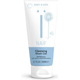 NAÏF Cleansing and Washing Gel for Babies and Children 1×200 ml, cleansing and washing gel