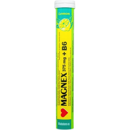 Vitabalans MAGNEX 375 mg + B6 effervescente 1×20 tbl, magnesio + B6 per sportivi