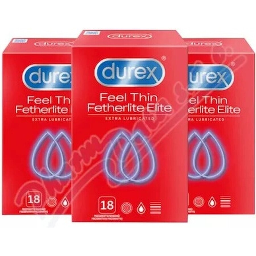 DUREX Feel Thin Extra Lubricated pachet 1×54 buc, prezervative