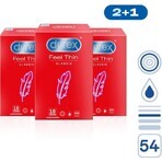 DUREX Feel Thin Extra Lubricated pachet 1×54 buc, prezervative