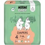 Muumi Baby 4 Maxi 7-14 kg, biologische luiers 46 stuks 1×46st, biologische luiers