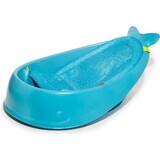 SKIP HOP Bath tub with ergonomic pad Moby 3-phase Moby blue 1×1 pc, 2 ergonomic positions