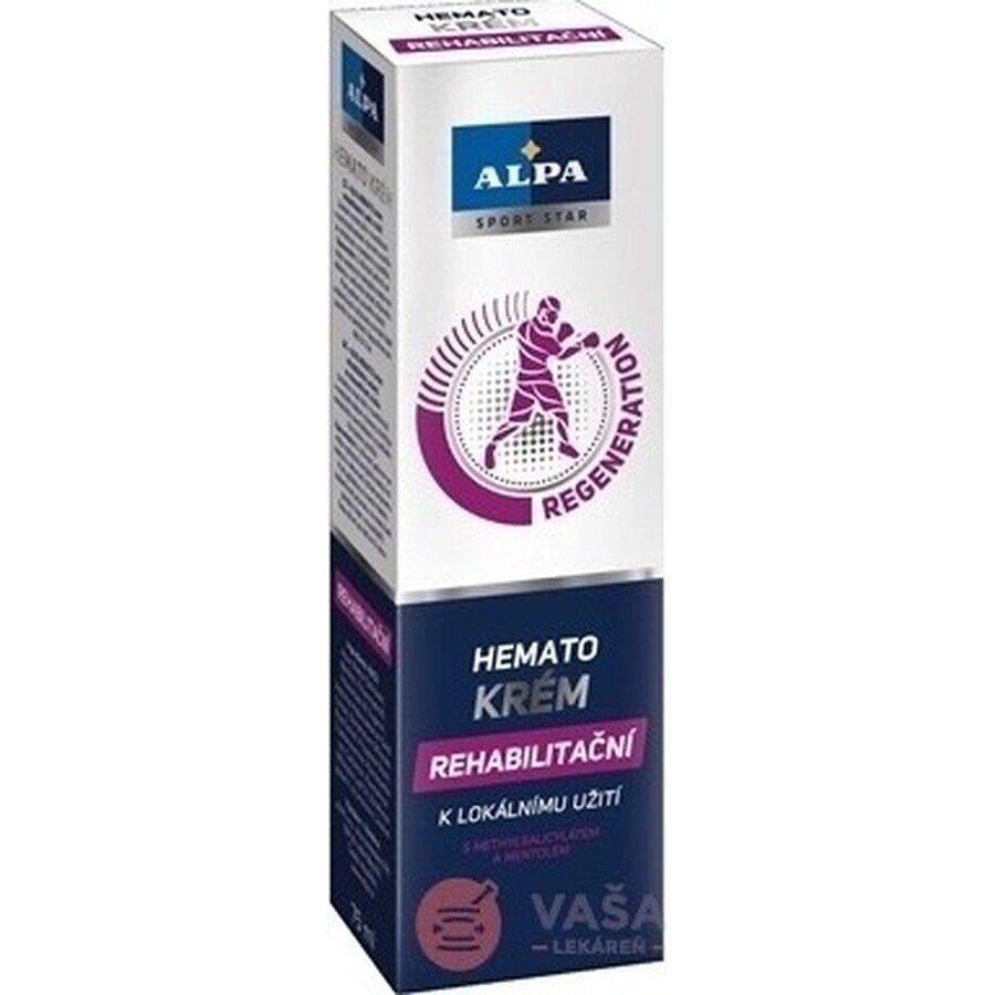 ALPA SportStar HEMATO CREAM 1×75 ml, revalidatiecrème