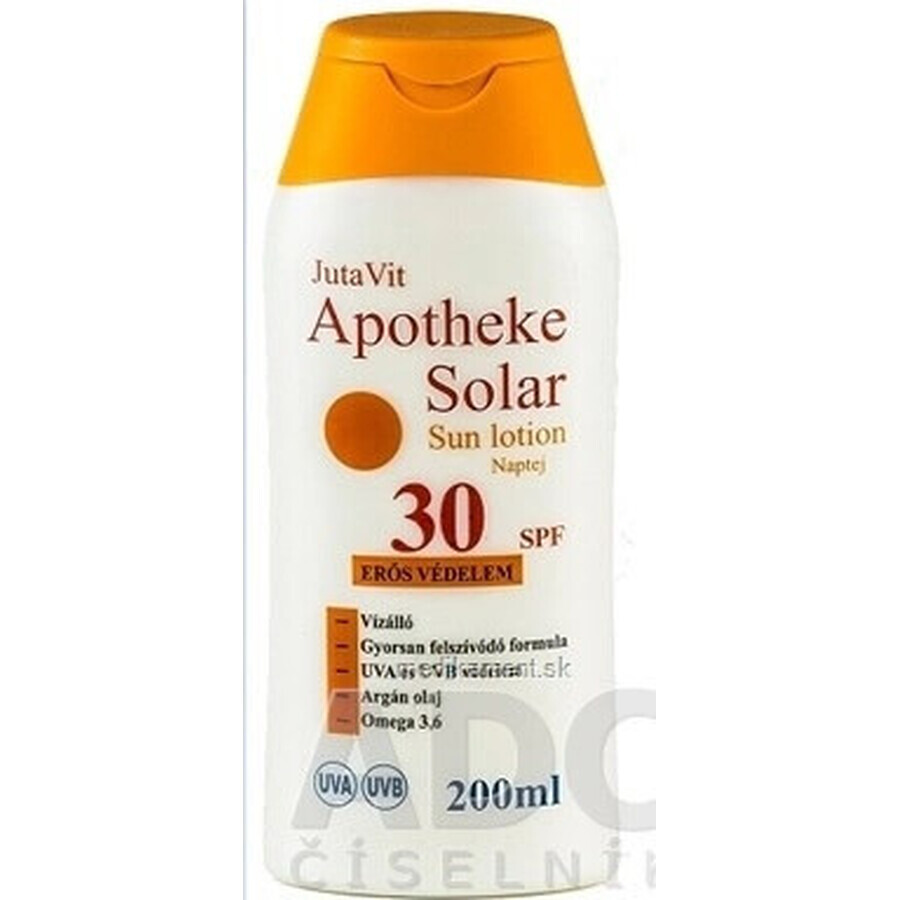 JutaVit Apotheke Apotheke Solar Sun lotion 30 SPF loción solar 1x200 ml