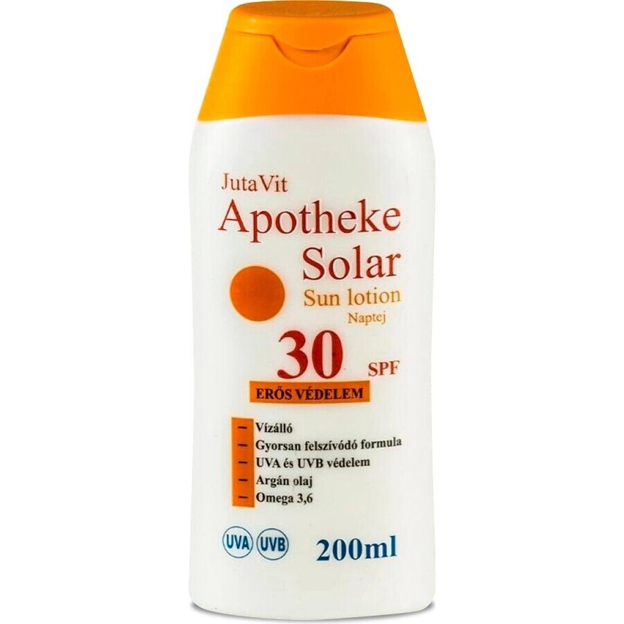 JutaVit Apotheke Apotheke Solar Sun lotion 30 SPF loción solar 1x200 ml