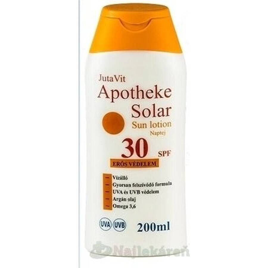 JutaVit Apotheke Apotheke Solar Sun lotion 30 SPF loción solar 1x200 ml