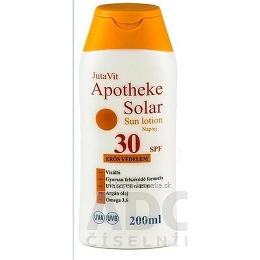 JutaVit Apotheke Apotheke Solar Sun lotion 30 SPF loción solar 1x200 ml