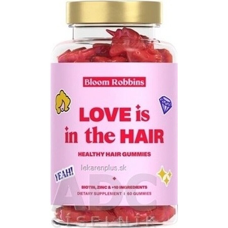 LOVE is in the HAIR - Gummies voor gezond haar 1×60 stuks, voedingssupplement