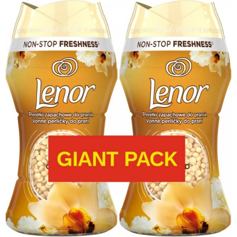 Lenor Beads 2 x 140g Golden Orchid 1×140 g, geparfumeerde waskralen