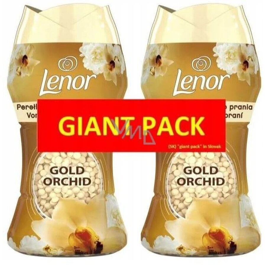 Lenor Beads 2 x 140g Golden Orchid 1×140 g, geparfumeerde waskralen