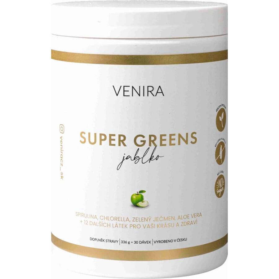 VENIRA Super Greens măr 1×336 g, supliment alimentar