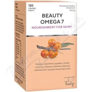 VITABALANS BEAUTY OMEGA-7 1×120 cps, zinc + vitamin A