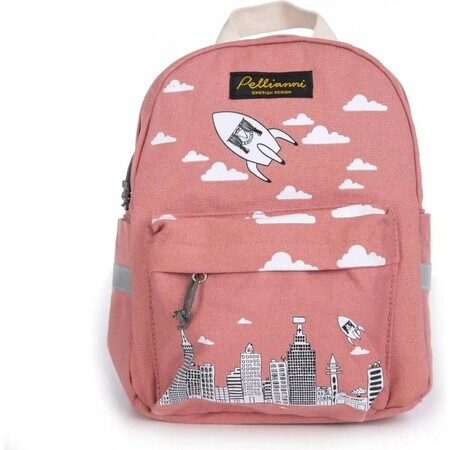 Kinderrucksack PELLIANNI City Pink 1×1 Stück, Rucksack