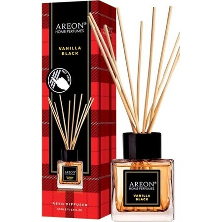 Areon Ah Parfum Sticks Black Vanilla 1×50 ml, diffuser stick