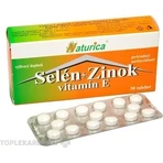 Naturica SELENIUM + ZINC, vitamin E 1×30 tbl, food supplement