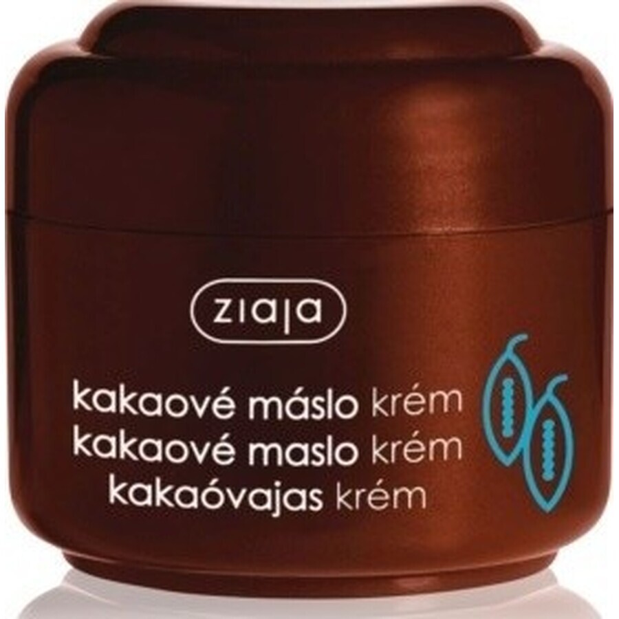 Ziaja - crema nutritiva para la piel con manteca de cacao 1×50 ml, crema para la piel