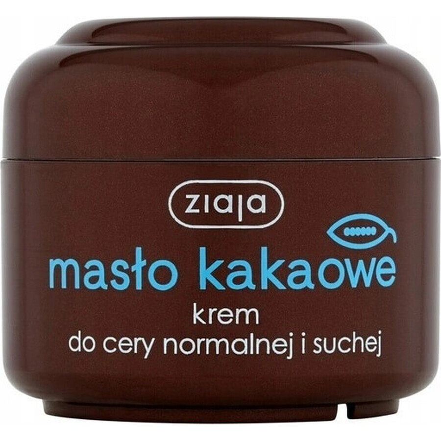 Ziaja - crema nutritiva para la piel con manteca de cacao 1×50 ml, crema para la piel