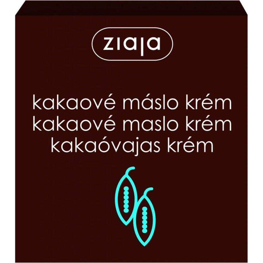 Ziaja - crema nutritiva para la piel con manteca de cacao 1×50 ml, crema para la piel