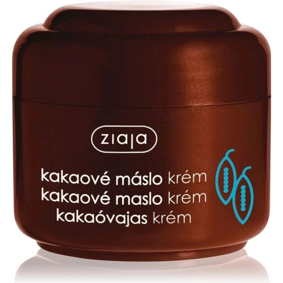 Ziaja - crema nutritiva para la piel con manteca de cacao 1×50 ml, crema para la piel