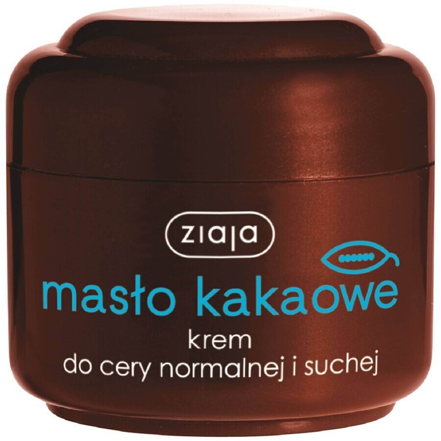 Ziaja - crema nutritiva para la piel con manteca de cacao 1×50 ml, crema para la piel