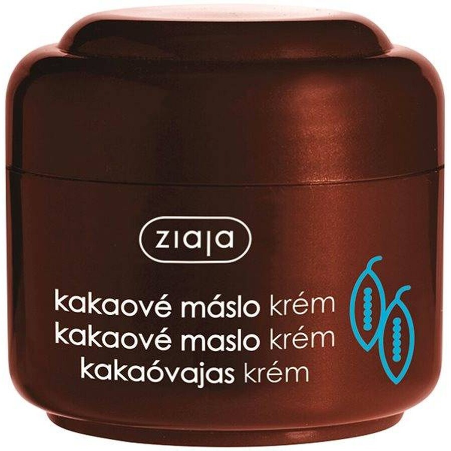 Ziaja - crema nutritiva para la piel con manteca de cacao 1×50 ml, crema para la piel