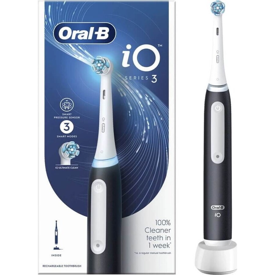 Oral B Oral B EK iO Series 3 Zwart 1×1st, elektrische tandenborstel