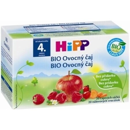 HiPP Organic Fruit Tea 20×2 g, thé aux fruits