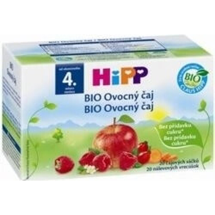 HiPP Organic Fruit Tea 20×2 g, thé aux fruits