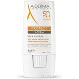 A-DERMA PROTECT X-TREM STICK 50+ transparante stick 1x8 g