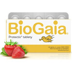 BioGaia ProTectis 1×10 stuks, kauwtabletten - aardbeiensmaak