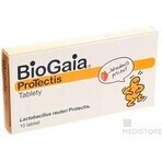 BioGaia ProTectis 1×10 stuks, kauwtabletten - aardbeiensmaak