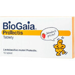 BioGaia ProTectis 1×10 stuks, kauwtabletten - aardbeiensmaak