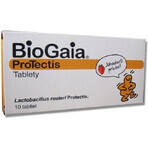 BioGaia ProTectis 1×10 stuks, kauwtabletten - aardbeiensmaak