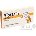 BioGaia ProTectis 1×10 stuks, kauwtabletten - aardbeiensmaak