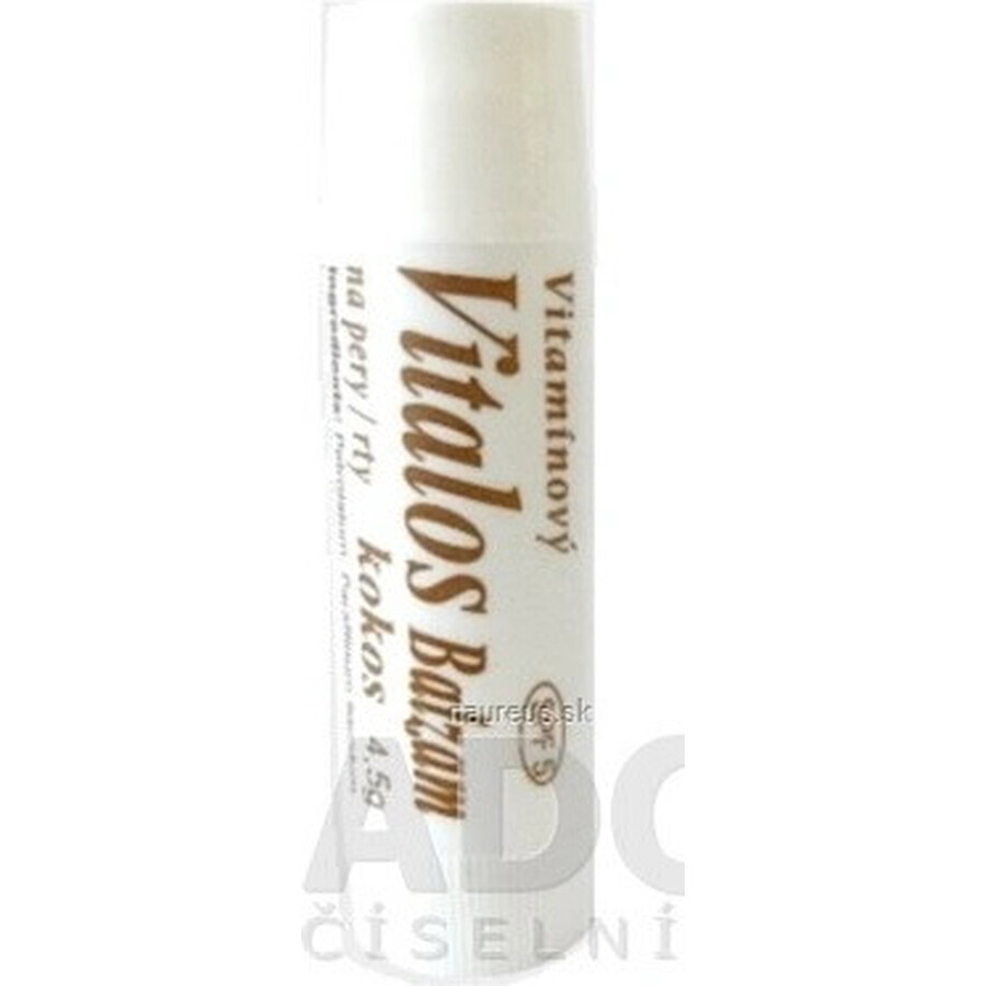 VITALOS Lippenbalsem Kokosnoot Lippenbalsem SPF 5 1×1 st, vitamine balsem