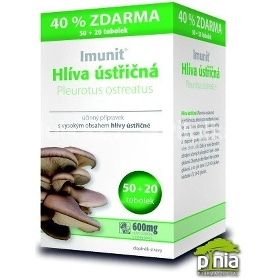 Imunit Boczniak ostrygowaty 1×70 cps, boczniak ostrygowaty: ceny i cechy