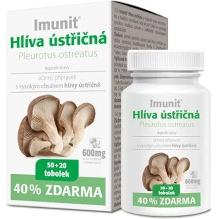 Imunit Boczniak ostrygowaty 1×70 cps, boczniak ostrygowaty: ceny i cechy