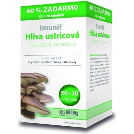 Imunit Boczniak ostrygowaty 1×70 cps, boczniak ostrygowaty: ceny i cechy