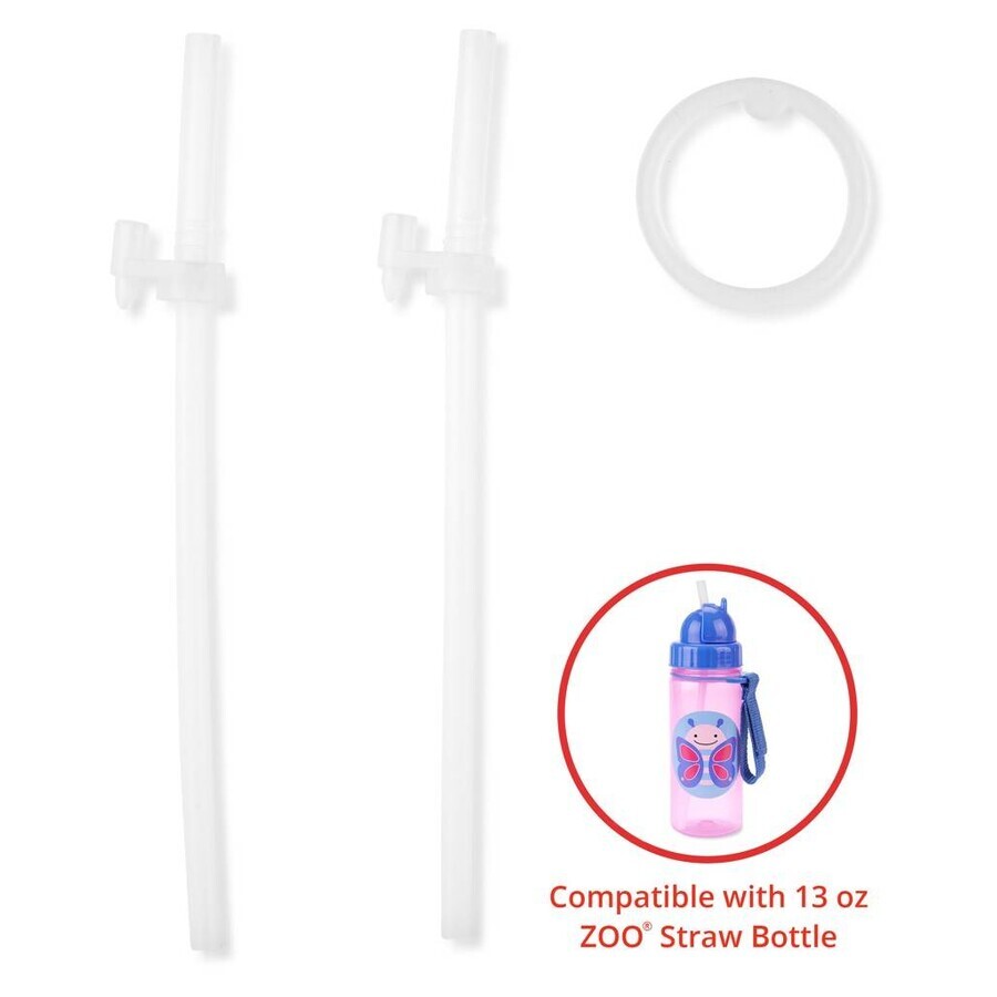 SKIP HOP Spare Straws 2 pcs for PP Zoo Glass 1×2 pcs