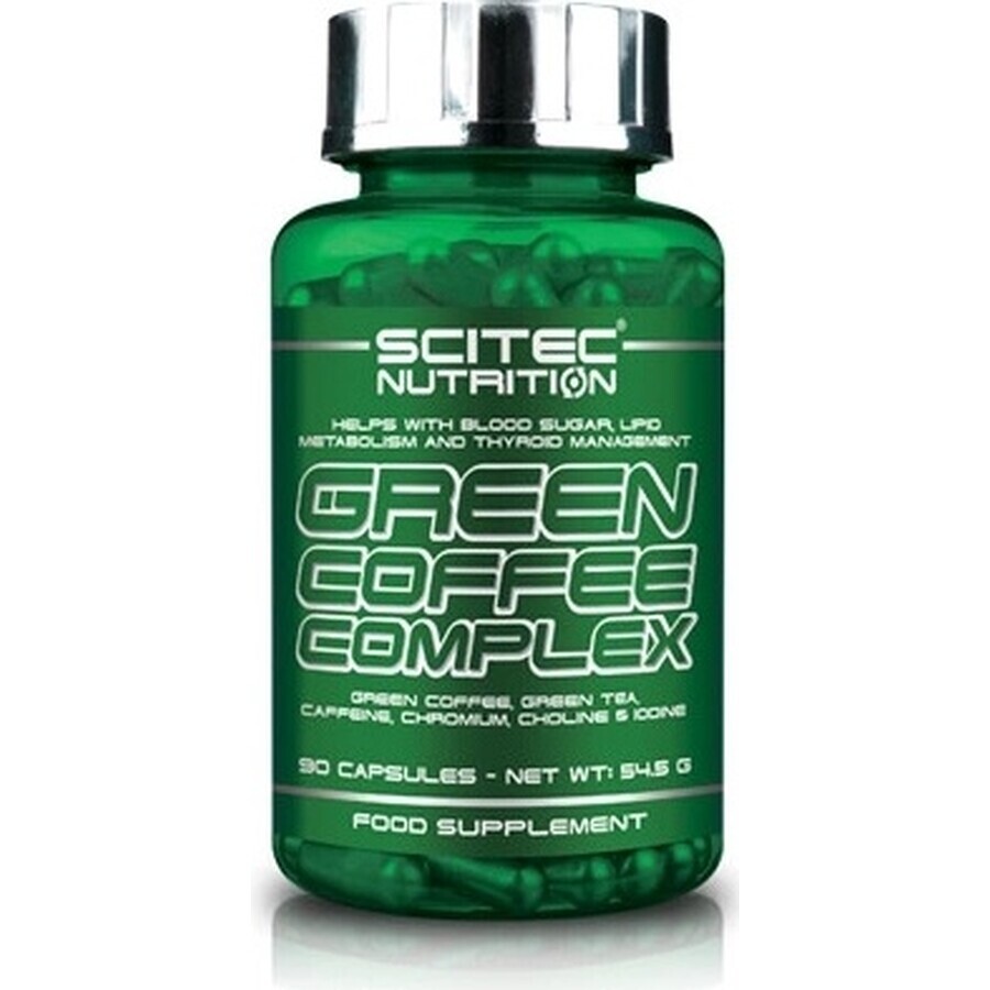 Scitec Nutrition Groene Koffie 1×90 cps, voedingssupplement