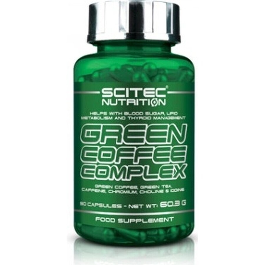 Scitec Nutrition Groene Koffie 1×90 cps, voedingssupplement