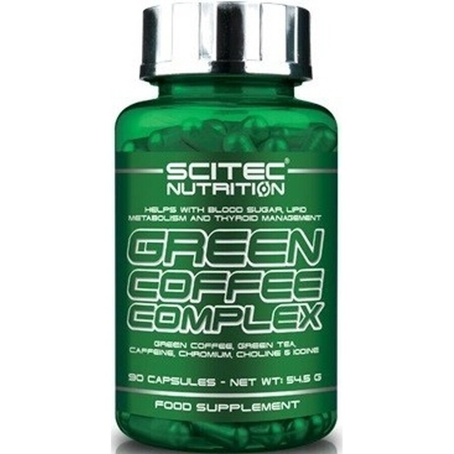 Scitec Nutrition Groene Koffie 1×90 cps, voedingssupplement