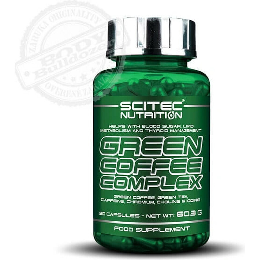 Scitec Nutrition Groene Koffie 1×90 cps, voedingssupplement