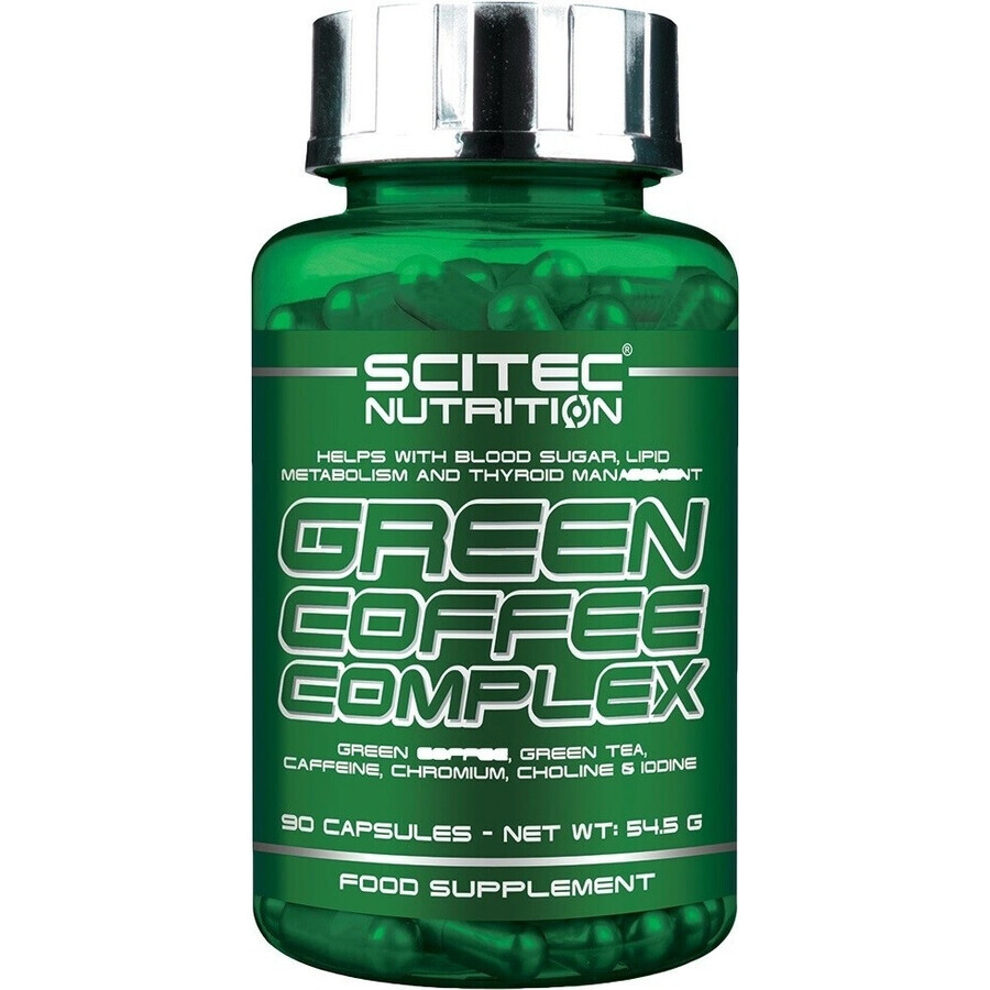 Scitec Nutrition Groene Koffie 1×90 cps, voedingssupplement