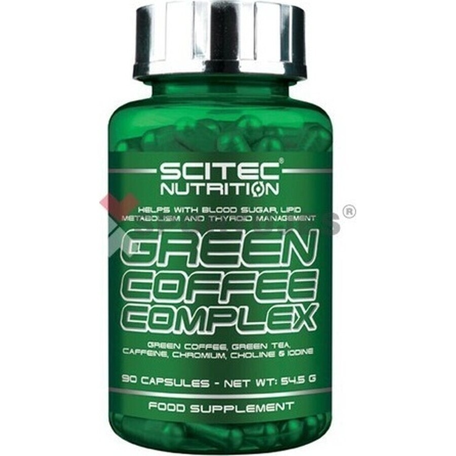 Scitec Nutrition Groene Koffie 1×90 cps, voedingssupplement