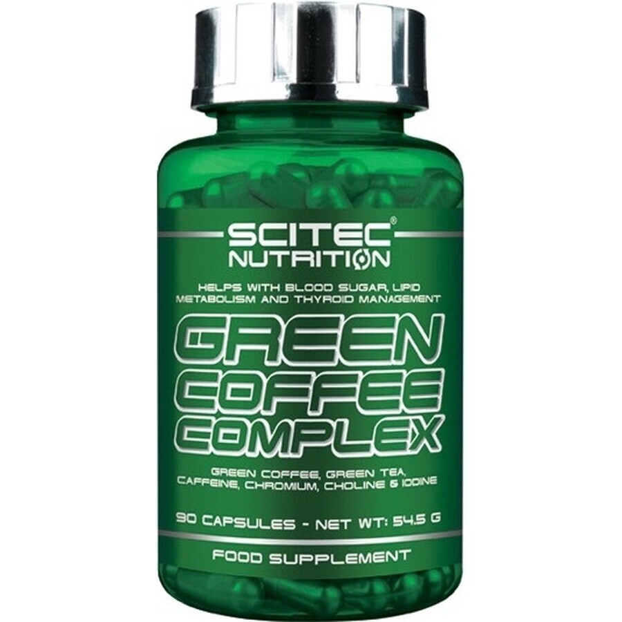 Scitec Nutrition Groene Koffie 1×90 cps, voedingssupplement