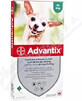 Advantix Spot-on voor honden tot 4 kg 4&#215;0,4 ml, pipet