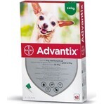 Advantix Spot-on voor honden tot 4 kg 4×0,4 ml, pipet