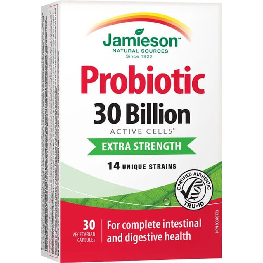 JAMIESON PROBIOTIC PROBIOTIC 30 BILLION 1×30 cps, bacterial culture mixture